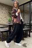 Laundry B Suko Suedette Bomber Jacket Mystical
